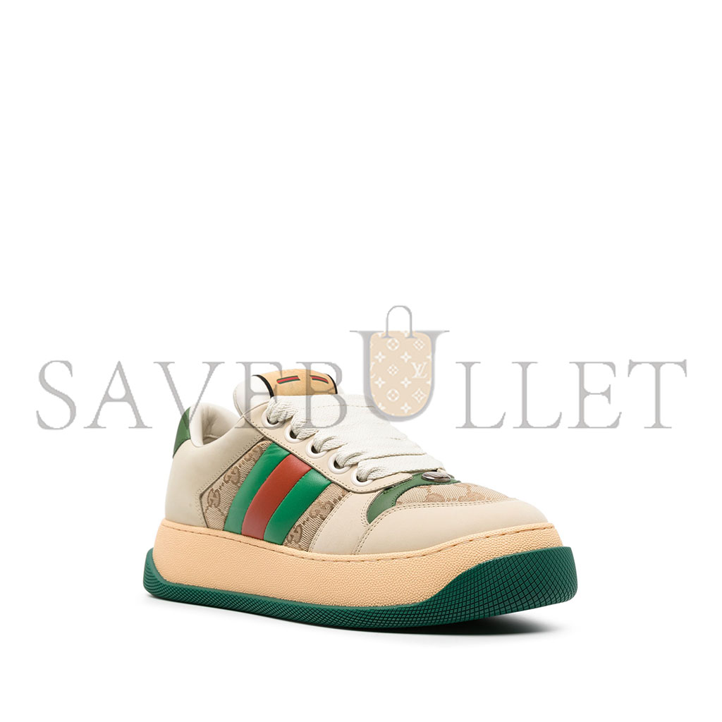 G*u*i screener leather sneakers 777106